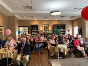 Seniors in Dining room