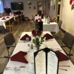 activity room for Valentines Day dinner